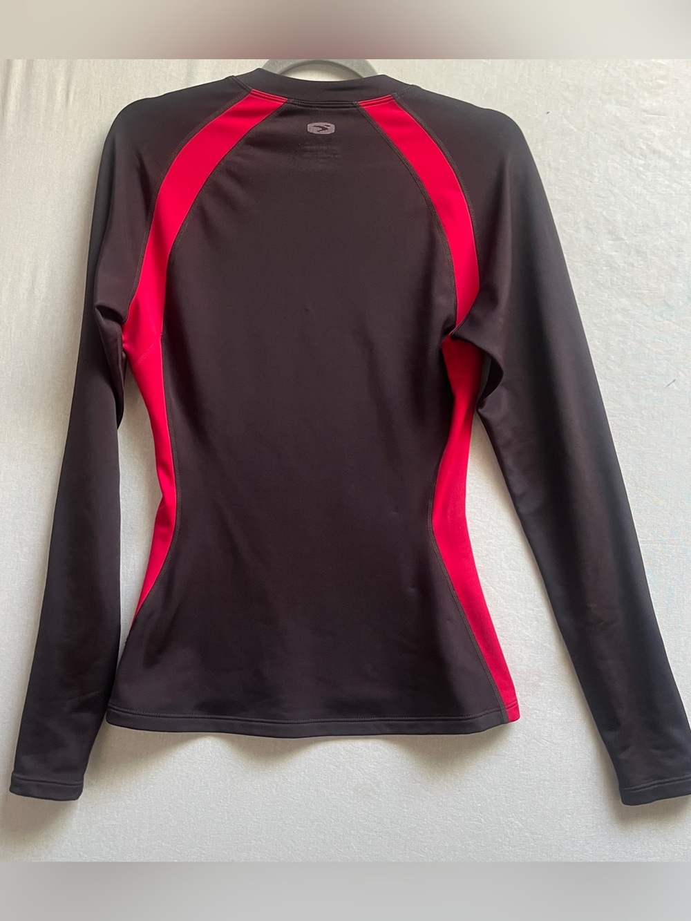 Sugoi Thermal Womens Long Sleeve Running Athletic Top Black Pink Small